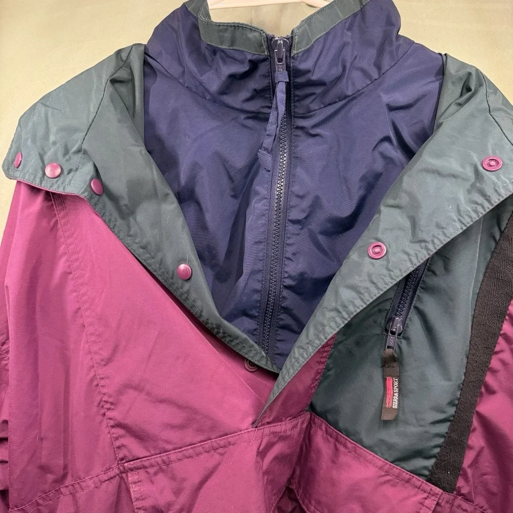 Vintage SIERRA DESIGNS L Hooded Windbreaker Pullover Hiking Jacket Y2K 90s
